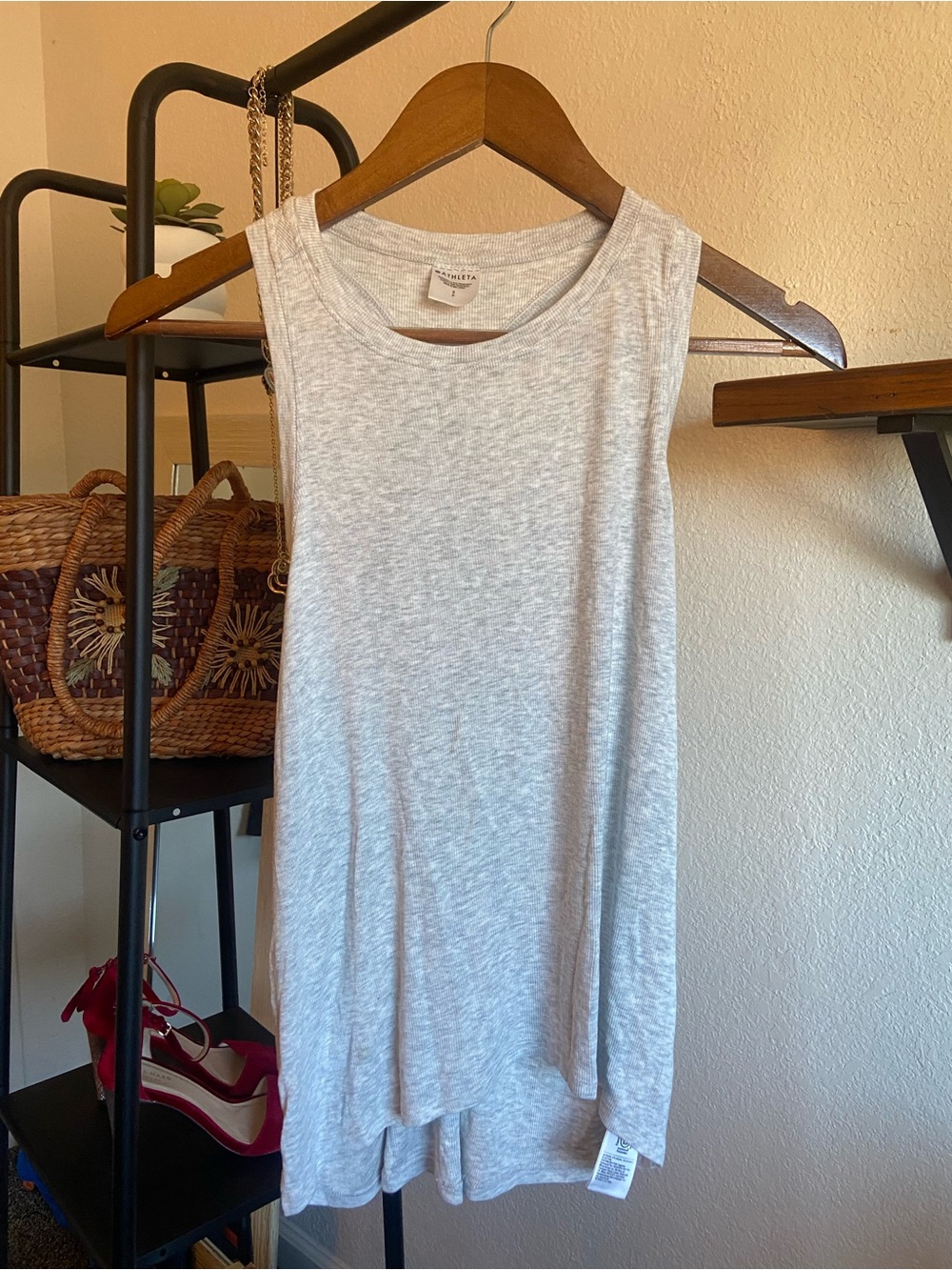 Athleta Light Gray Tank Top